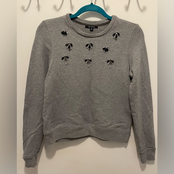 Pink Tartan. Pink tartan grey sweatshirt. Pink tartan bedazzled sweatshirt Small - Picture 1 of 6